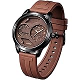 CERO Men's Quartz Watch | Prime Collection Dual Dial | Silicone Strap | Analogue | Sporty Style: 