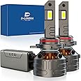 D-Lumina 9012/HIR2 LED Headlight Bulb Canbus Error Free 160W 30000LM,CPS Chip 6500K 500% Bright,Thick Copper Tube Cooling,LED Lamp Lights-2 Pcs