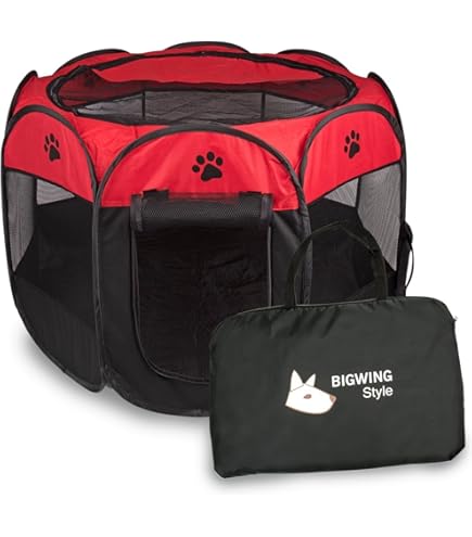 Tenda Pieghevole Per Cani/gatti In Oxford - Recinto Portatile Con Fondo Impermeabile - Foto 8