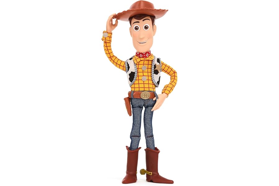 Disney Store Official Action Figure interattiva parlante di Woody, Toy Story, 39 cm, Pupazzo di Cowboy con Un repertorio di 1