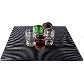 30x45 cm. 6 mm. Kalın Mat Siyah Renk B&uuml;y&uuml;k Bar Lastiği cin379