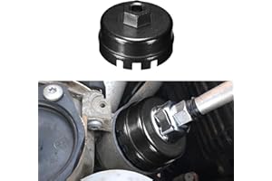 deemars Sie Haben den Filter Vergessen, Gedreht mit dem Eingelegten Wasserfilter, 64,5 MM Schwere ölfilter Werden Abgebaut So kann man Toota, Lexus, Hananda und Mehr Fahrzeuge (Es ist schwarz)