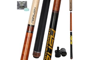 CUEELF Heavy Hitter Jump Break Poolqueue, 597 g, 595 g, 652 g, 3-teilig, extra harte Bakelit-Spitze für explosive Pausen und mühelose Sprünge