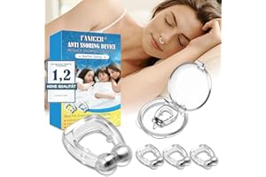 ‎USMLICER 8 Stück Anti Schnarch Nasenclip, Schnarchstopper Anti Schnarch, Wiederverwendbares Schnarchen Stopper Silikon-Magnet Nasenspreizer, Nasendilatator Nasenspreizer, Besser schlafen