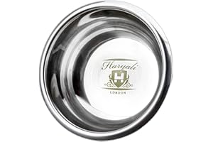 ‎HARYALI LONDON Haryali London Wysokiej jakości miska do golenia ze stali nierdzewnej, idealna miska na każdy dzień