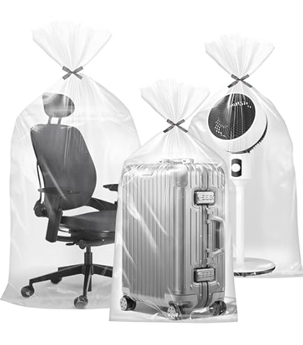 QISF 5 Pack Clear Giant Storage Bags - 40x60 Inches Extra Large Plastic 13 thumbnail image