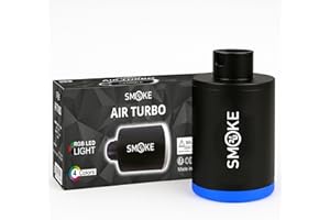 SMOKE 2U Shisha Air Turbo Starter, Shisha Electric Tightener Setup Booster, Water Pipes Hookah Pump, Charcoal Lighting Aid, Air Blower Inflation Aid, Quick Shisha Start in Seconds