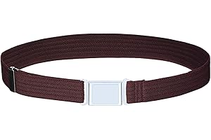 Kajeer Ceinture élastiquée pour Enfants Garçons - Entièrement Réglable Ceinture avec Boucle Magnétique Facile pour garçons et filles de 2-15 ans
