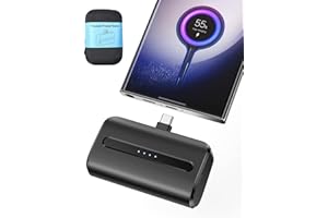 LVFAN Przenośna ładowarka USB C, 6600mAh Mini Power Bank Szybkie ładowanie, Przenośna ładowarka do telefonu PD 20W Android Backup Bateria do Samsung Galaxy S23 S22 S10, Note 20, Google Pixel, LG, OnePlus, Moto