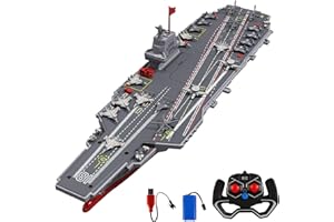 TOUCAN RC HOBBY 2.4GHz RC High Speed Boat RC Aircraft Carrier Warship S19 Electric Water Toy RTR Battery Dual Motor USB Charging Outdoor