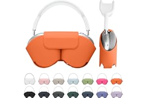 kwmobile fodral för överörshörlurar - Kompatibel med Apple AirPods Max/AirPods Max 2 - Av polyester - I sommars