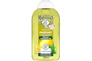 Le Petit Marseillais Shampooing Purifiant, Cheveux Regraissant Vite, 250ml
