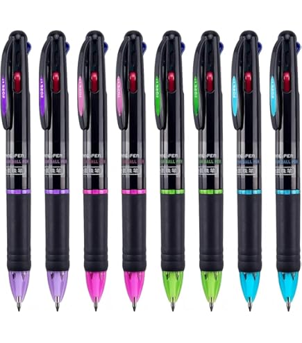 XingyLi 36Pcs 4 Colour Pens All In One Set, 18Pcs 4-in-1 Retractable Ballpoint Pens - View #7