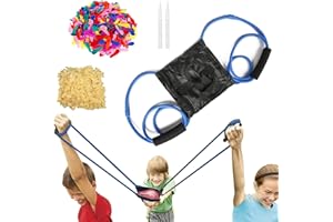 HIQE-FL Wasserbomben Schleuder,Wasserballonwerfer,Wasserbombenkatapult,Water Balloon Slingshot,Wasserballons,Wasserbomben-Spiel,Water Bomb Launcher,Wasserschleuder füR 3 Personen,Lustige Sommerparty-Spiele