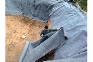 TEICHBAUZENTRUM SANKT JULIAN 20 m² Teichvlies 500g/m² Rolle 2 x 10 Meter Schutzvlies Folienschutz für Teichfolie Vlies