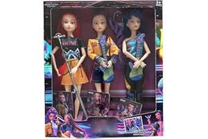 GENERIC 𝗗𝗲𝗺𝗼𝗻 𝗛𝘂𝗻𝘁𝗲𝗿 Figures Cute Unique Funny Collectible Toy Model Set with Accessories Anime Merch Statue for Fans Christmas Birthday Desktop Gifts 3PCS