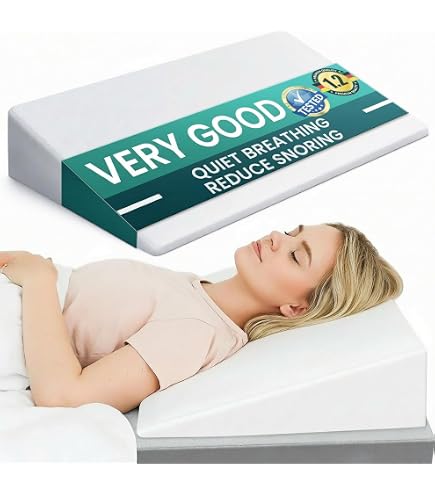 Coussin Cale Lit Ergonomique Sleepling 196628 - Rehausseur Matelas 45x90x15cm Avec Housse Microfibre Lavable 60°C, Certifié Öko-Tex, Fabriqué En UE, Blanc