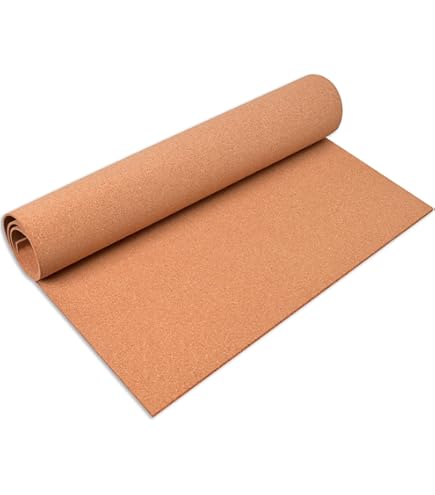 Rouleau Liège Adhésif Naturel – Feuille Isolante 2mm, 2m De Long, Pour Bricolage Et Déco