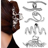 Große Haarklammern Mit Schwarzen Perlen – Elegante Haarspangen Für Damen & Mädchen