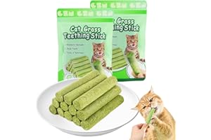 FePen Bâton d'herbe à Chat, 12 Pcs Bâton à Mâcher Fabriqué à Partir d'herbe à Chat avec des Ingrédients Naturels, il Améliore la Digestion