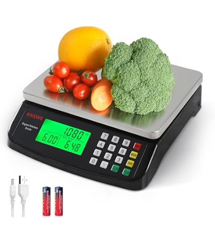 Keukenweegschaal, 30kg/1g Elektronische keukenweegschaal Digitale voedselweegschaal Thuiskoken Bakken Fruitweegschaal Multifunctionele weegschaal (wit, 30kg-1g) little surprise