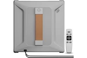 Ehomfory Fensterputzroboter mit 4 Düsen, Automatischer Sprühfunktion, 3 Reinigungsmodi, Kantenerkennung, Intelligenter Wegplanung, 100 ml Wassertank für Fenster im Innen und Außenbereich