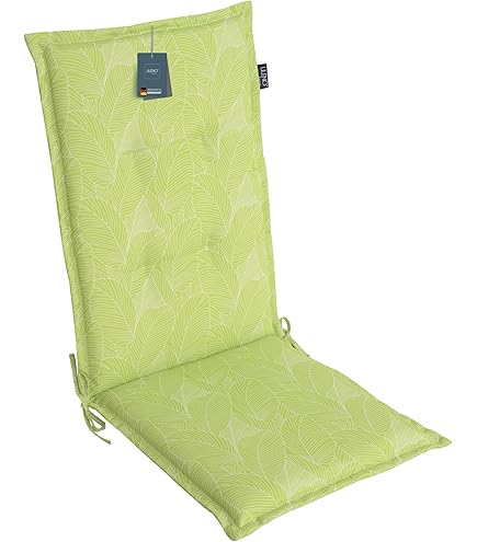 Cuscini Per Sedia Giardino Verde Mela - Set Con Schienale Alto - Foto 7