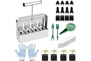 LOEPENLE Ręczne blokowanie gleby, narzędzie do blokowania gleby, narzędzie do blokowania gleby, ręczne blokowanie gleby, blokowanie gleby, blokowanie gleby ze stali nierdzewnej, blok gleby manue