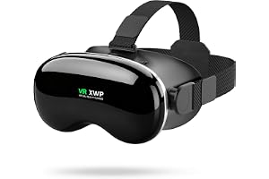 XWP VR-glasögon för , 3D VR-headset med HD-optisk lins, kompatibel med iPhone/Android- (4,7–7,0 tum)