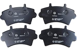 AutoMentum AM23613.6 Juego de Pastillas de Freno, juego de 4 para RENAULT MASTER II CAJA/CHASIS (ED HD UD) 1998- Eje delantero y otros vehiculos