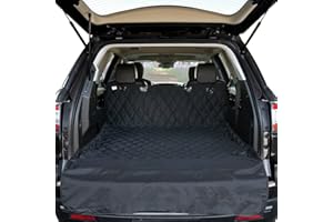 HONCENMAX HCMAX Grande Perro Vehículo Protector de Maletero Cubierta del Revestimiento de Carga Mascota Cubierta de Asiento Estera Antideslizante Impermeable Universal para Camionetas SUV XL