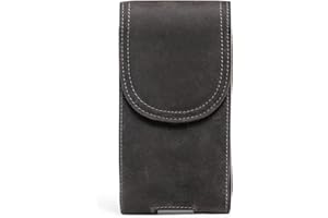 Hengwin Echtes Leder für iPhone 17 Pro Max Gürteltasche Handyhüllen Tasche für iPhone 16 15 14 13 Pro Max/Samsung Galaxy S25 S24 S23 Ultra, S25+, A06 F06 5G Handytasche Holster mit Gürtel Clip