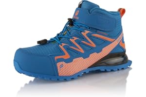 Fusskleidung® Damen Herren Winterstiefel wasserdichte Warm Gefütterte Wanderschuhe