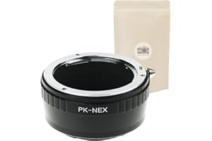 PK NEX - Anello adattatore per obiettivo Pentax K verso corpo macchina Sony NEX - 100% in metallo - Messa a fuoco infinito conservata - Adaptout marca francese