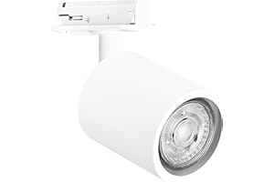 LEDVANCE Mini tête de luminaire sur rail TRACKLIGHT, noire, avec culot GU10, peut être équipée d'une lampe normale ou intelligente, intelligente, WiFi, design de type loft, protection IP20