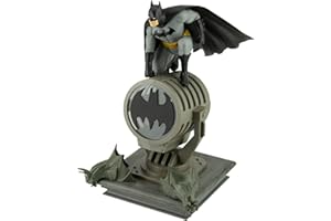 PALADONE Lampe Figurine Batman - Officiellement Licenciée, Décor & Cadeau DC Super Héros, Lampe Display Collectible pour Fans Comics DC, Alimentée par USB 27” LED