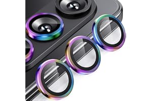 Jurqqer Camera Protection for Samsung Galaxy Z Fold 7 5G 2025, [Scratch Resistant & Stable] 9H Ultra Thin Tempered Glass, Camera Protection Made of Aluminium Alloy, Easy Installation Iridescent