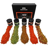 Hallingers 5er Premium-Grill-Gewürze als Geschenk-Set (95g) - Meistergriller (MiniDeluxe-Box) - zu Sommer Grillen Für…