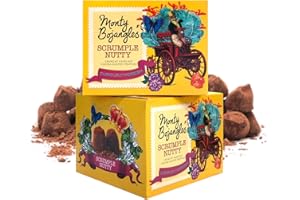 ‎MONTY BOJANGLES Monty Bojangles Scrumple Nutty | 2 Geschenkboxen – 10 Geschmacksrichtungen zur Auswahl | Kakobestäubte Schokoladentrüffel, 2 x 150 g (Geschenkpackung 300 g)
