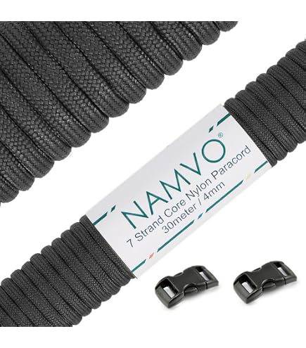 Paracorde Nylon 31 M 9 Brins – Résistance 250 Kg Camping Survie Extérieur