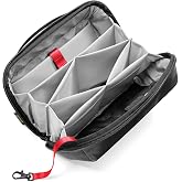 tomtoc Cable Organizer Bag Electronic Accessories Organizer for MacBook Adapter, Cable, Hub, Power Bank, USB Stick, Power Sup