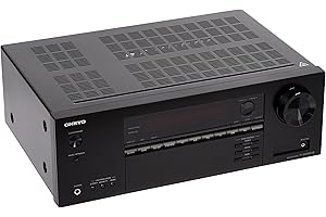 Onkyo TX-SR494DAB Ricevitore AV a 7.2 canali (Bluetooth, DTS:X, Hi-Res, Dolby Atmos, DAB+), Nero