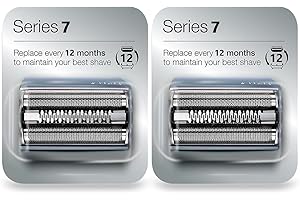 WONE 2P Series 7 Replacement Head 70S Compatible with Braun Electric Shaver, Wet and Dry Replacement Head Compatible with Braun Series 7 Replacement Foil and Cutter,720cc, 730cc, 735s, 750cc, 760cc, 790cc