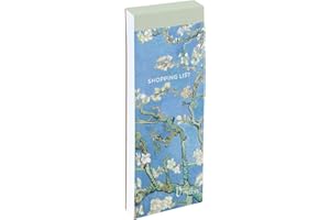 THE GIFTED STATIONERY CO. LTD. Gifted Stationery Almond Blossom Magnetic Shopping List Ruled Note Pad 74 Sheets