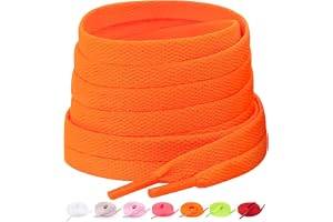 Stepace 2 par platt skosnören för sneakers 60 cm – 200 cm längd 18 färg skosnören