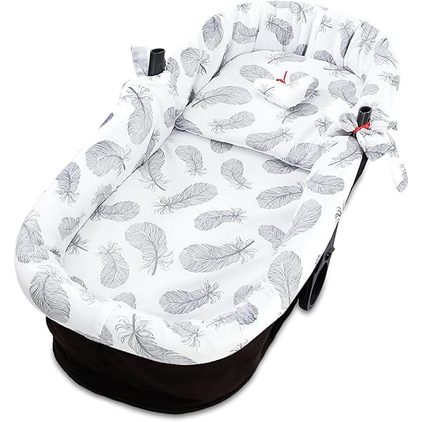 Coussin Réducteur Universel Pour Siège Auto Et Poussette Baby Uma (0-12 Mois) - 2 épaisseurs, Lavable Machine