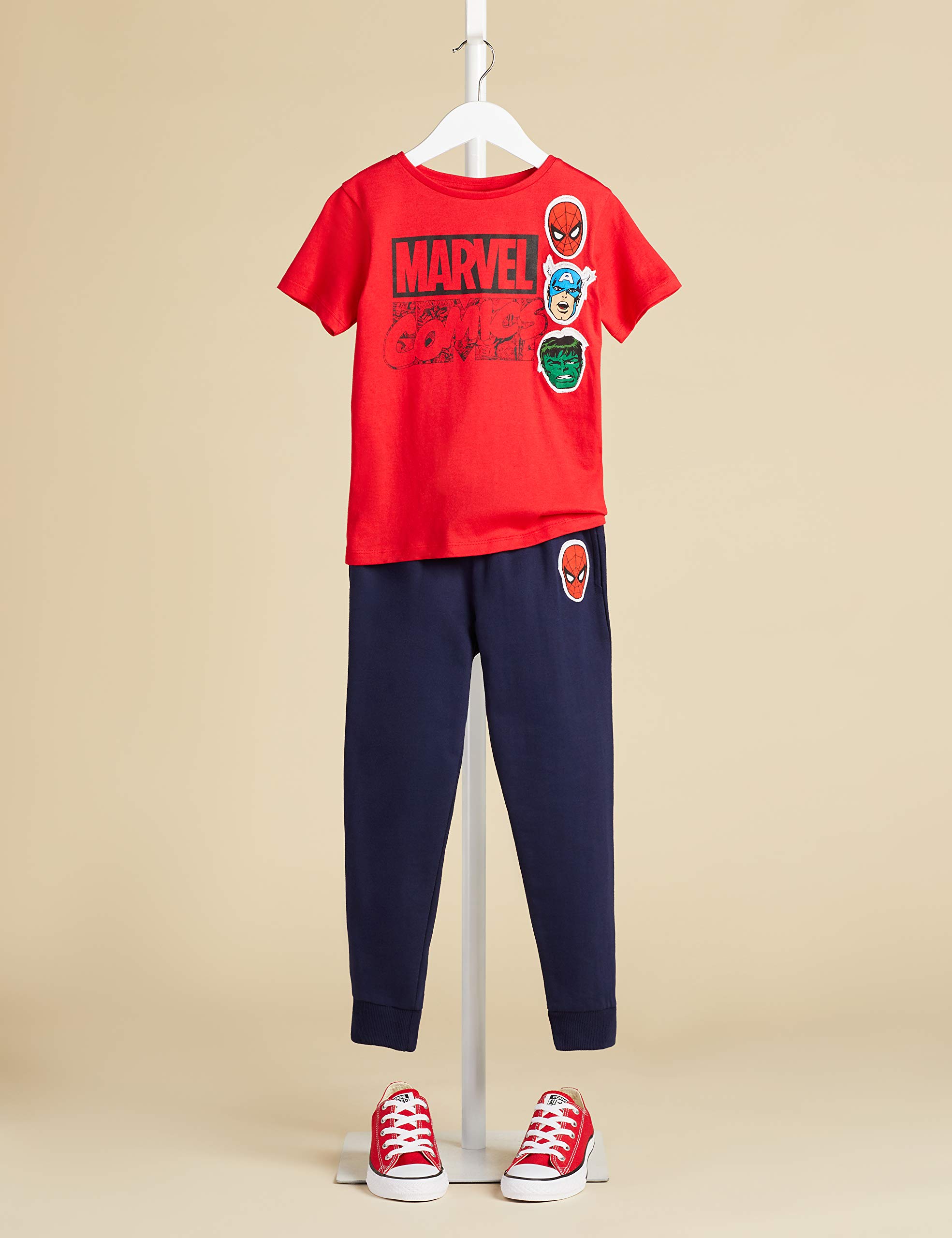 RED-WAGON-Jungen-Marvel-Avengers-T-Shirt