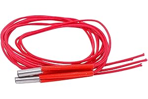 3D FREUNDE 2 pièces Cartouches chauffantes 24 V J-head compatibles avec l'imprimante 3D Hotend E3D V5 / V6 Bowden RepRap Extruder