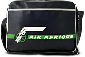 Logoshirt Air Afrique and Shoulder Bag-Black, synthetic