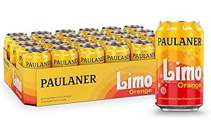 ‎PAULANER BRAUEREI Paulaner Limo Orange • Erfrischungsgetränk Orangengeschmack•EINWEG (24x0,33l)